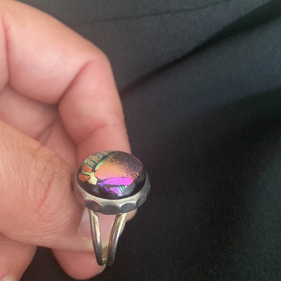 Iridescent Silver Ring NASA - Picture 4 of 11